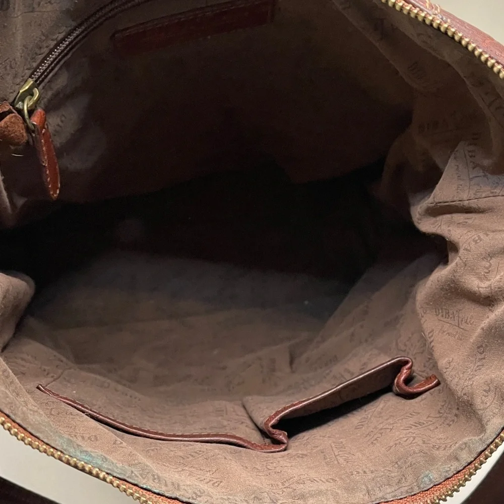 Diba True Substantial Elegant Hearty Brown Leather Shoulder Bag by Diba True